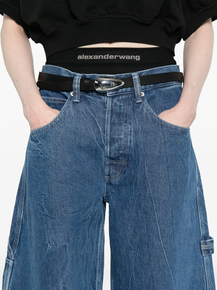 Pre-Styled Mid Rise Oversized Jeans