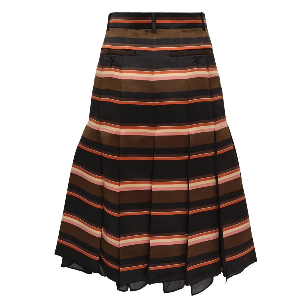 Horizontal Stripe Skirt