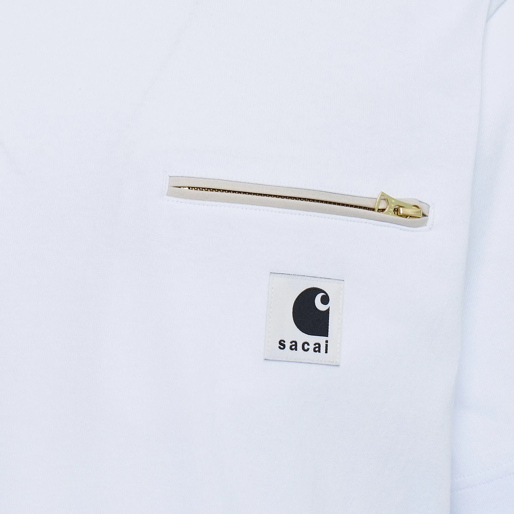 sacai x Carhartt WIP Carhartt WIP Cotton Jersey T-Shirt - view 2