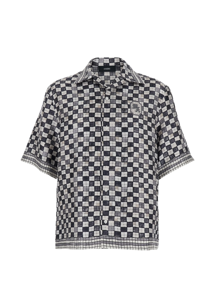 AMIRI Checkered Bowling Shirt