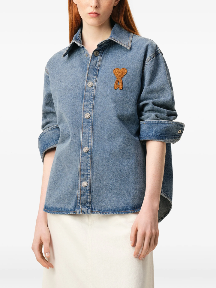 Knitted AMI de Coeur Overshirt