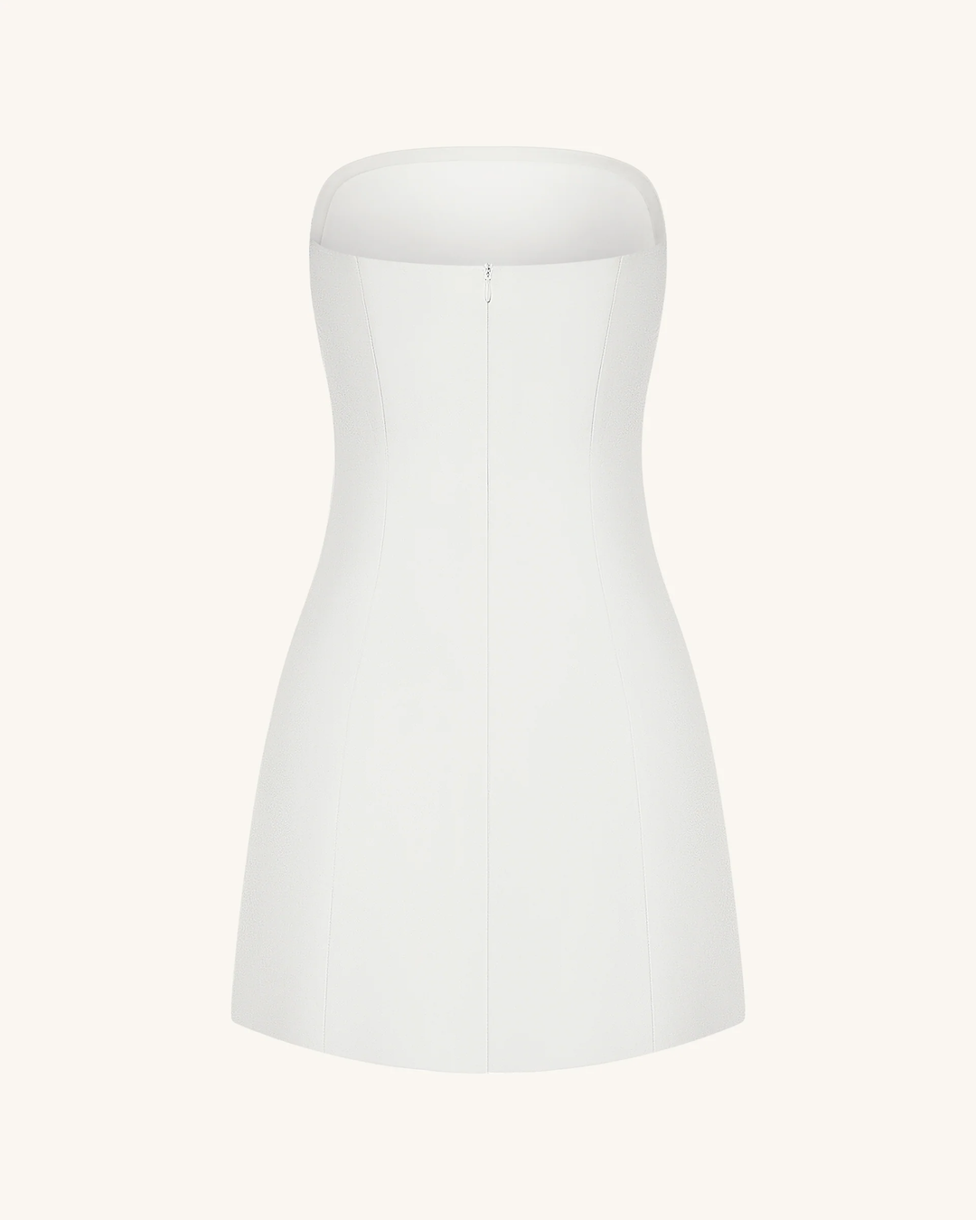 Orchid Applique Strapless Dress