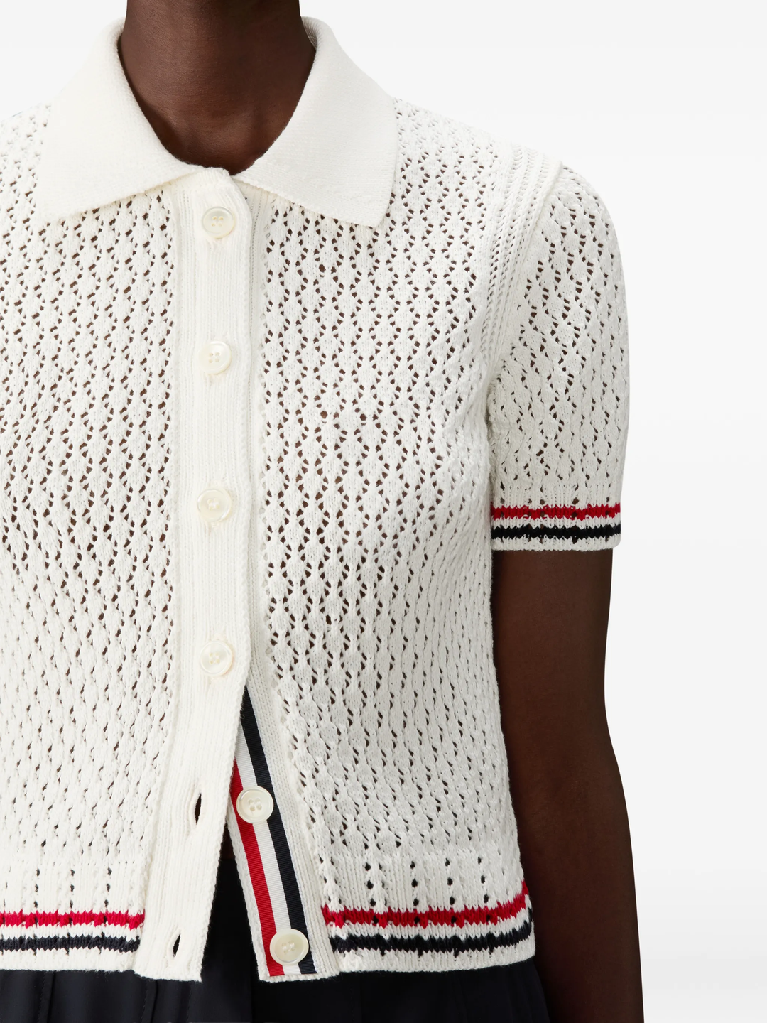 Hector Pointelle Stitch Polo