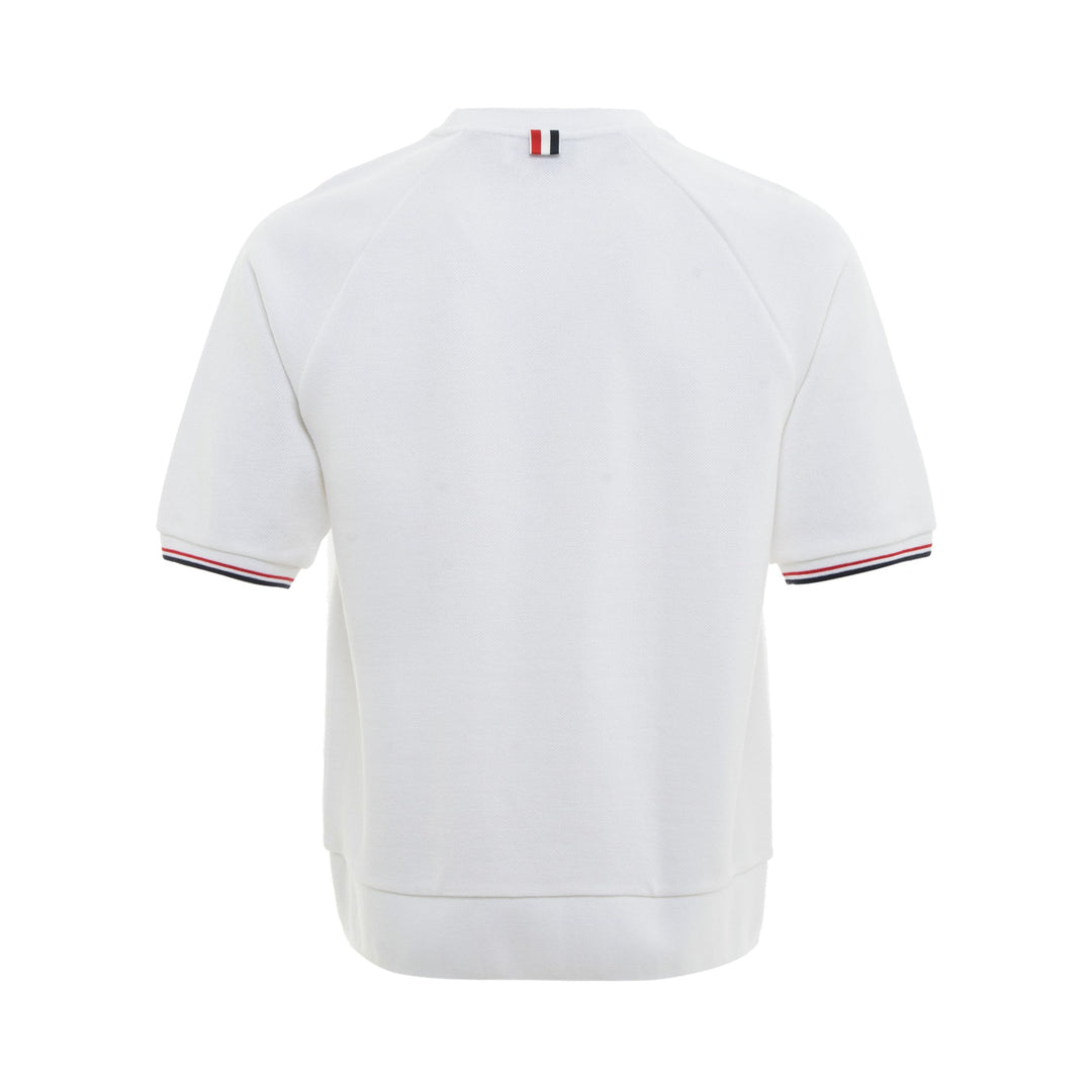 Thom Browne Short Sleeve Raglan Pullover – Available at Club 21, Official Retailer in Singapore, Malaysia & Thailand with Global Shipping Online