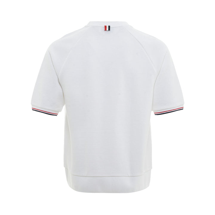 Thom Browne Short Sleeve Raglan Pullover – Available at Club 21, Official Retailer in Singapore, Malaysia & Thailand with Global Shipping Online