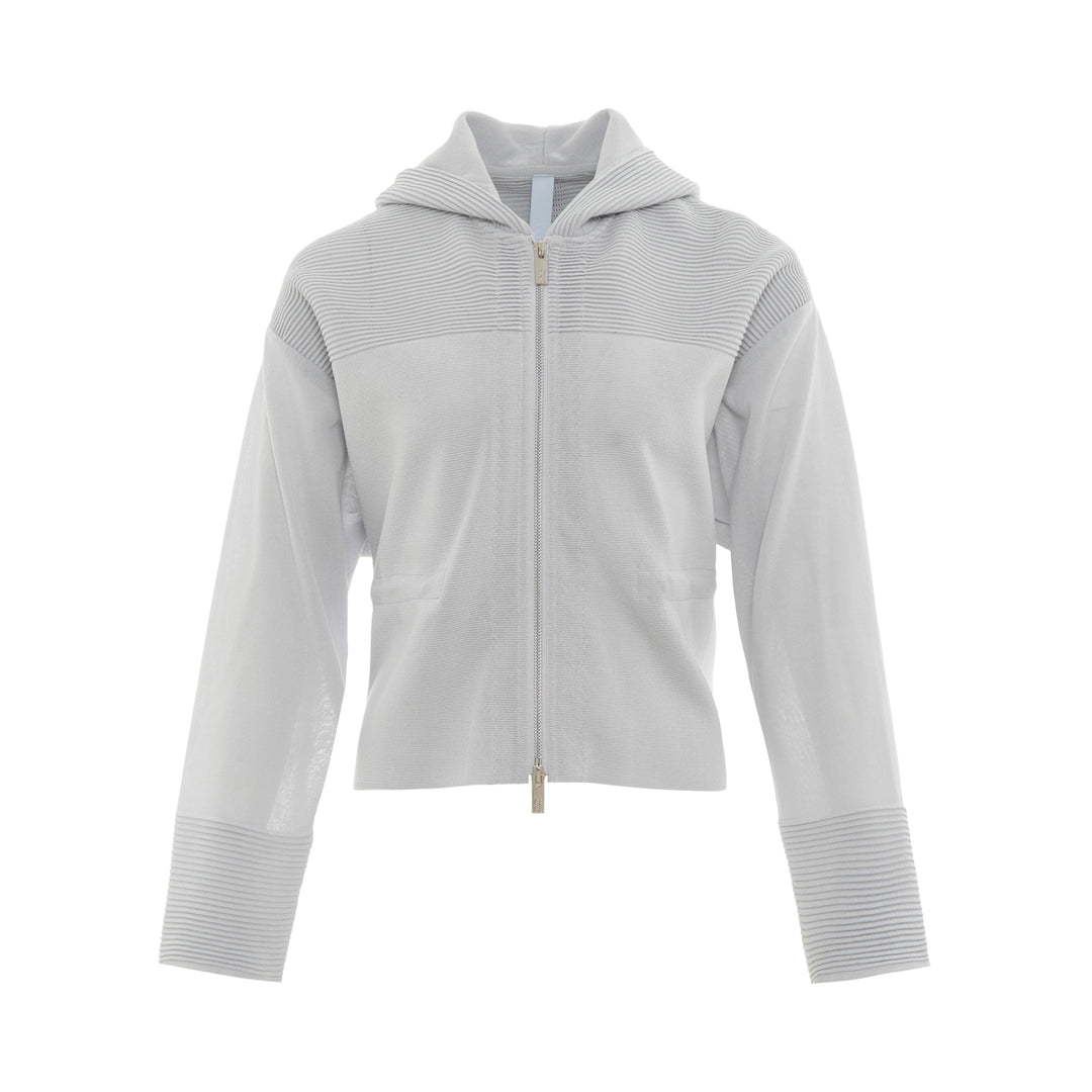 Milan Cropped Hoodie Jacket