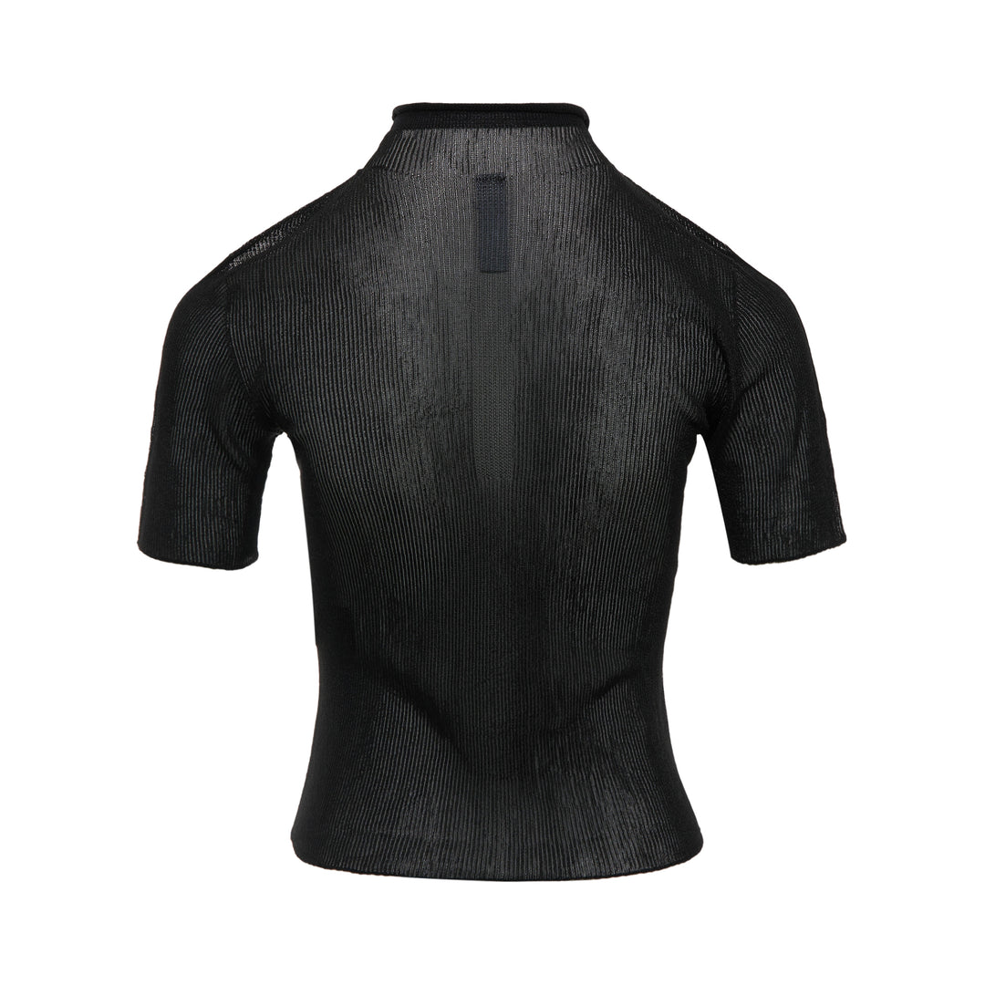 Portrait Lucent Short Sleeve Top