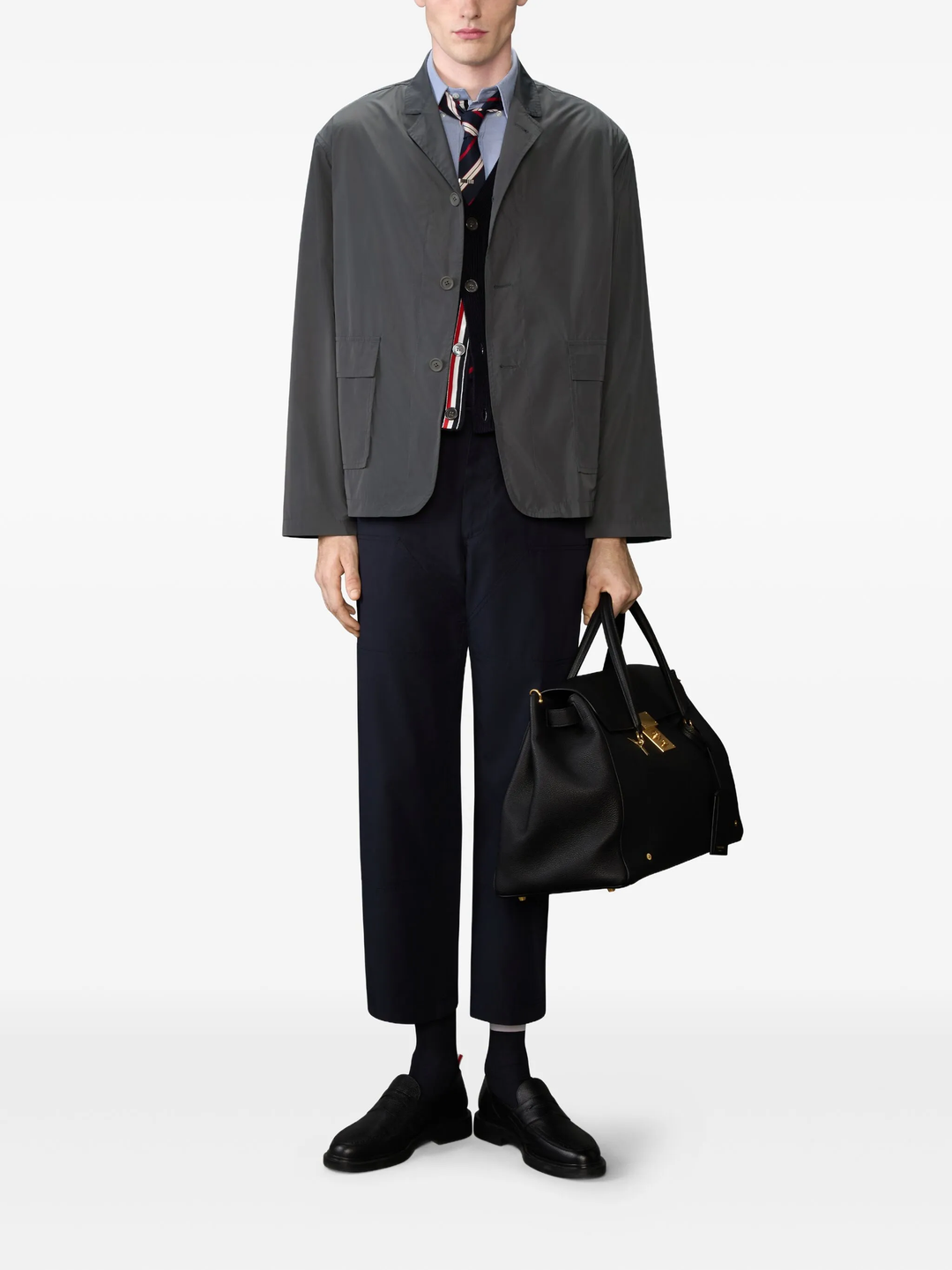 Packable Blazer With Flap Pockets