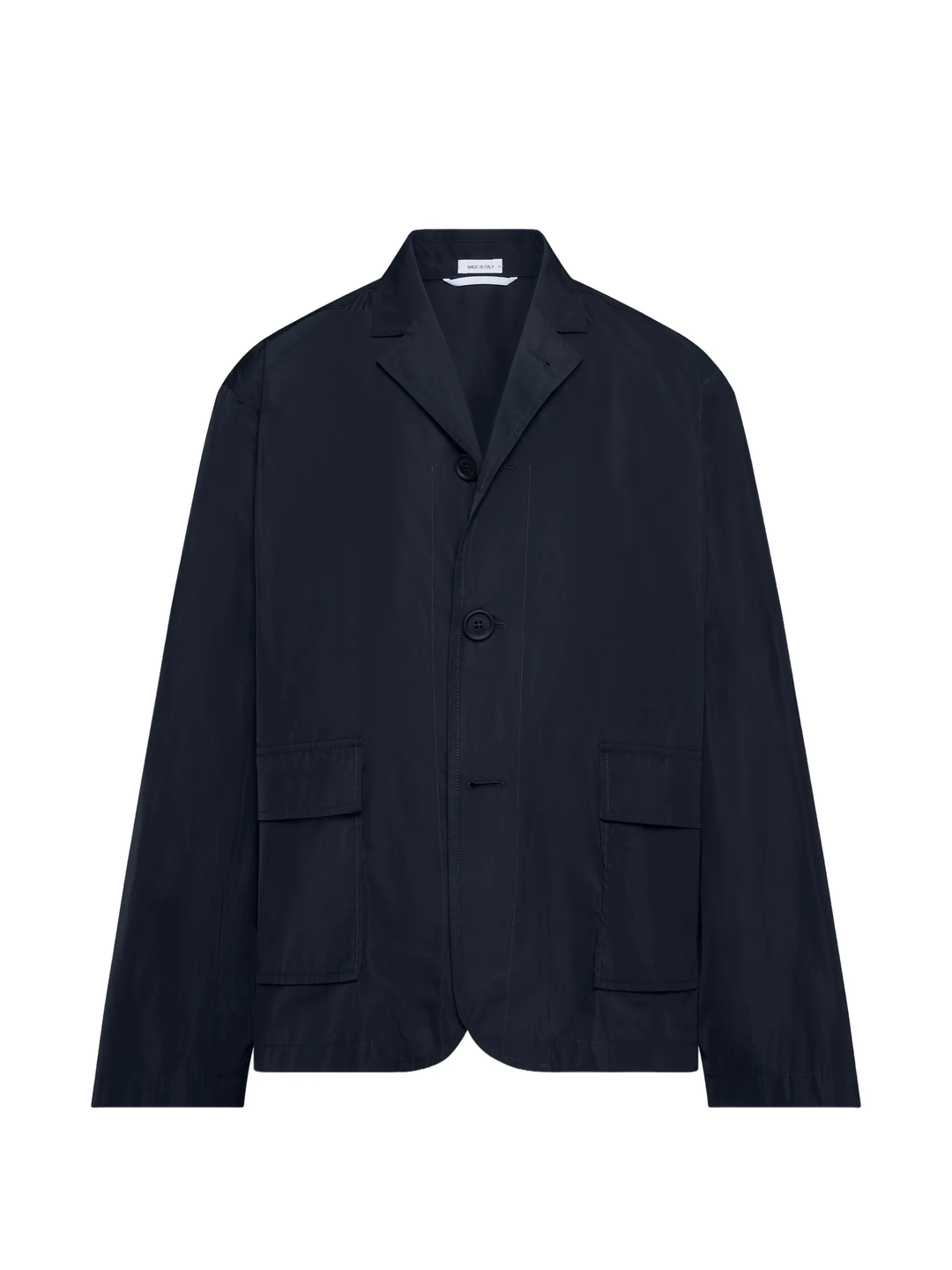 Packable Blazer With Flap Pockets