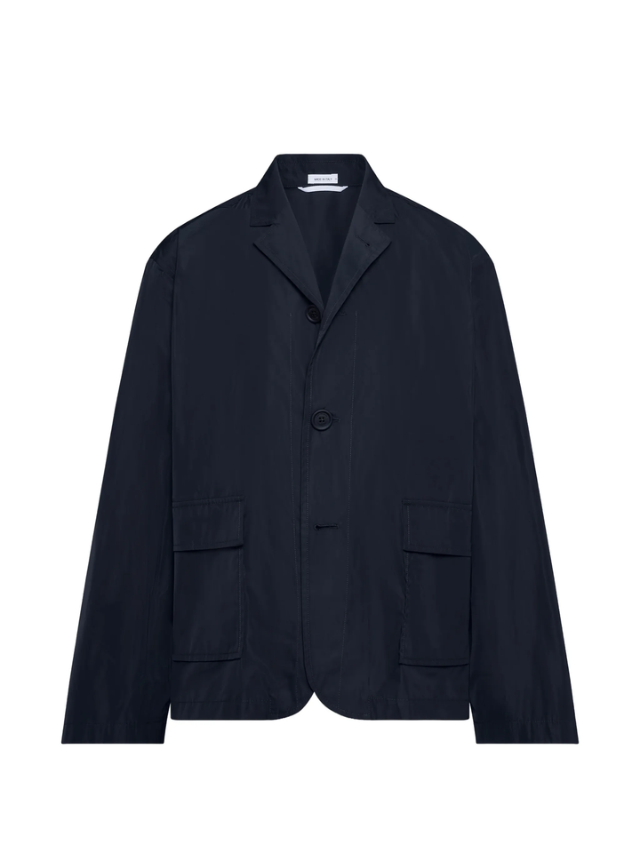 Packable Blazer With Flap Pockets