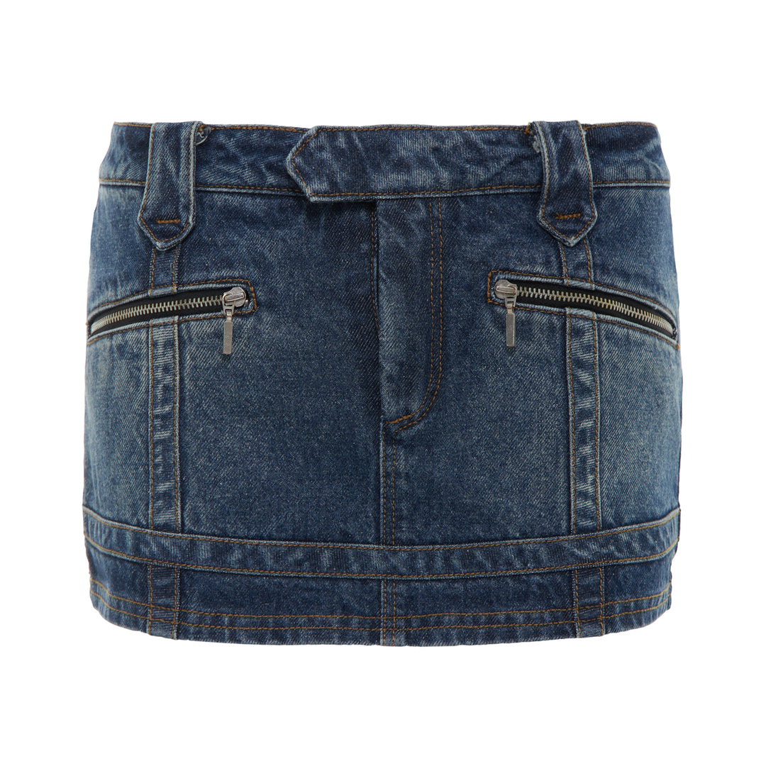 Denim Mini Skirt