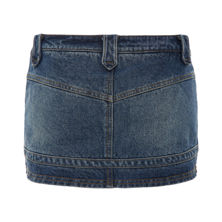 Denim Mini Skirt