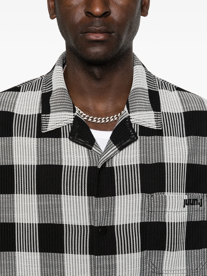 Border Check Short Sleeve Shirt