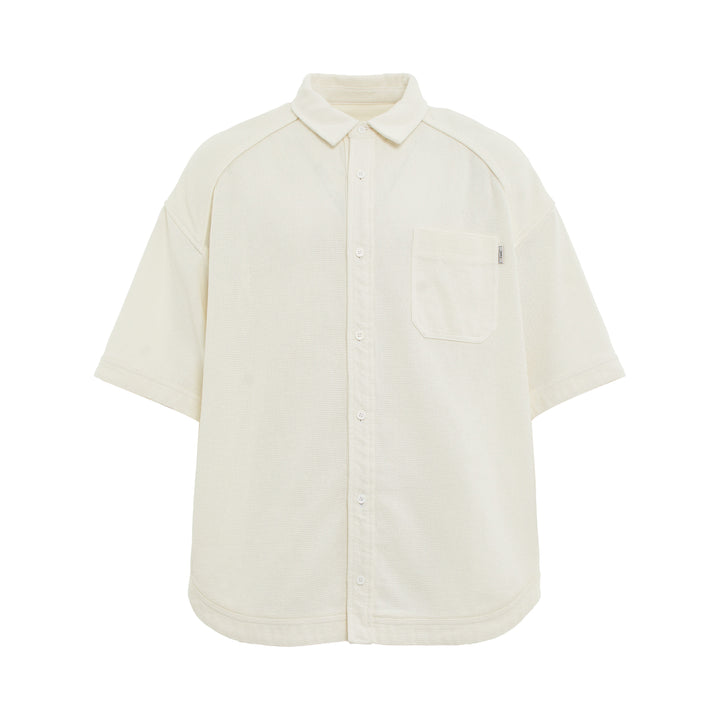 Juun.J Modern Crochet Short Sleeve Shirt – Available at Club 21, Official Retailer in Singapore, Malaysia & Thailand with Global Shipping Online