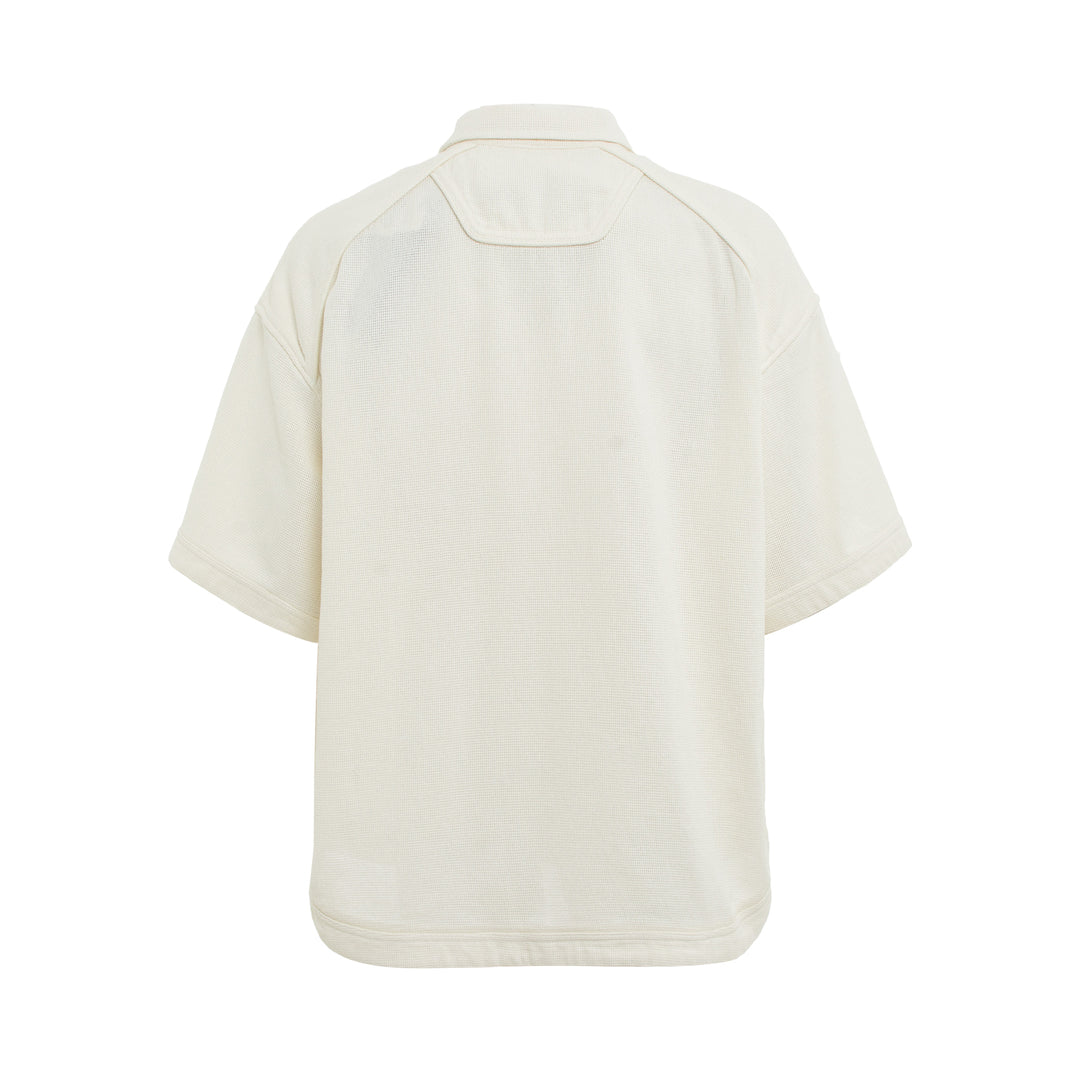 Juun.J Modern Crochet Short Sleeve Shirt – Available at Club 21, Official Retailer in Singapore, Malaysia & Thailand with Global Shipping Online