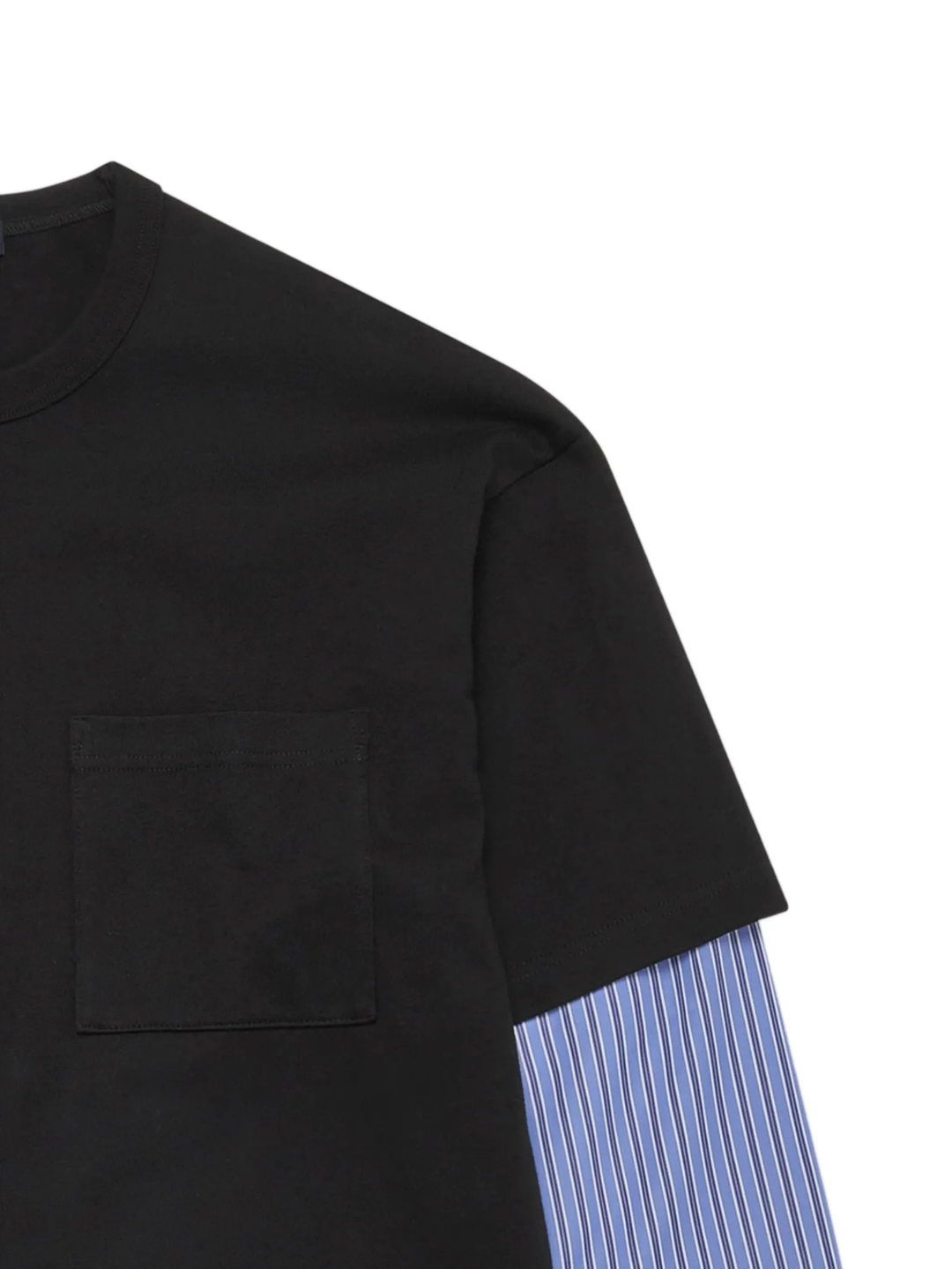 Woven Sleeve Tee