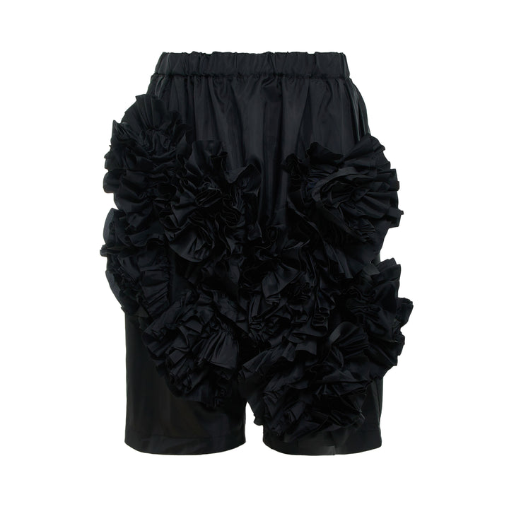 Taffeta Ruffle Shorts