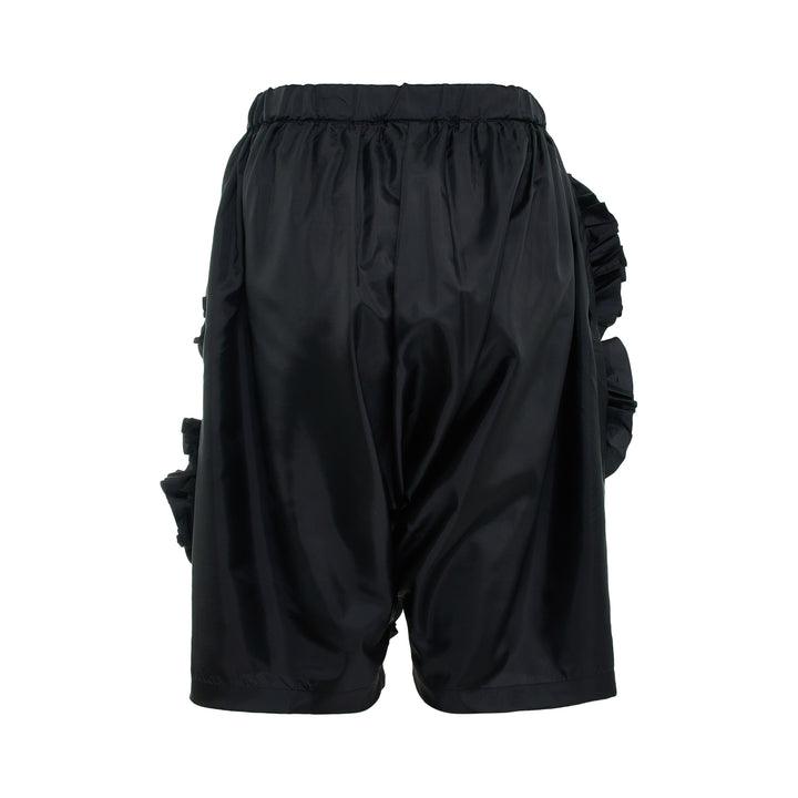 Taffeta Ruffle Shorts