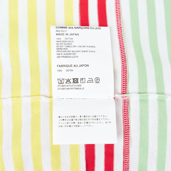 Stripe Colored Pattern Long Sleeve Tee