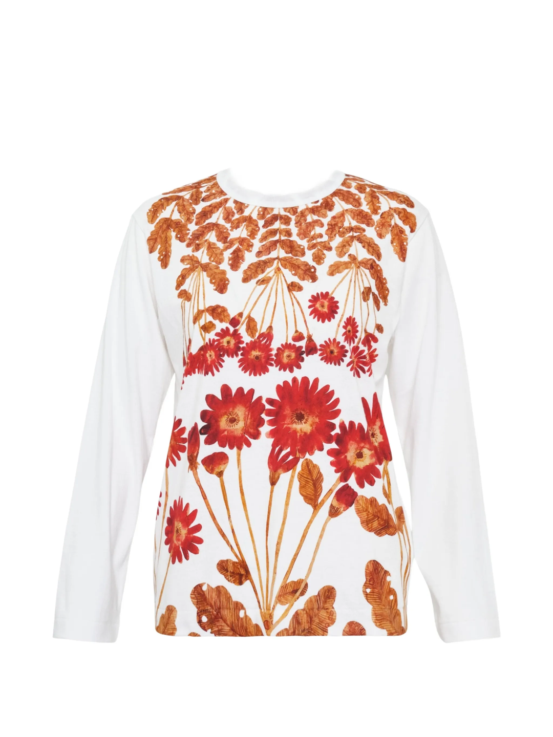 Cotton Ponte x Nylon Tulle Top