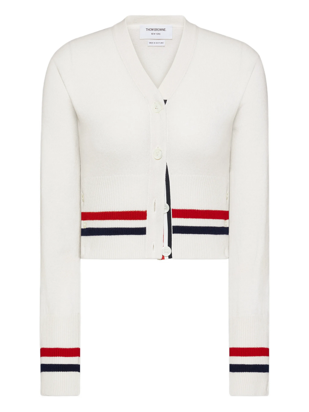 Jersey Stitch Shrunken Cardigan