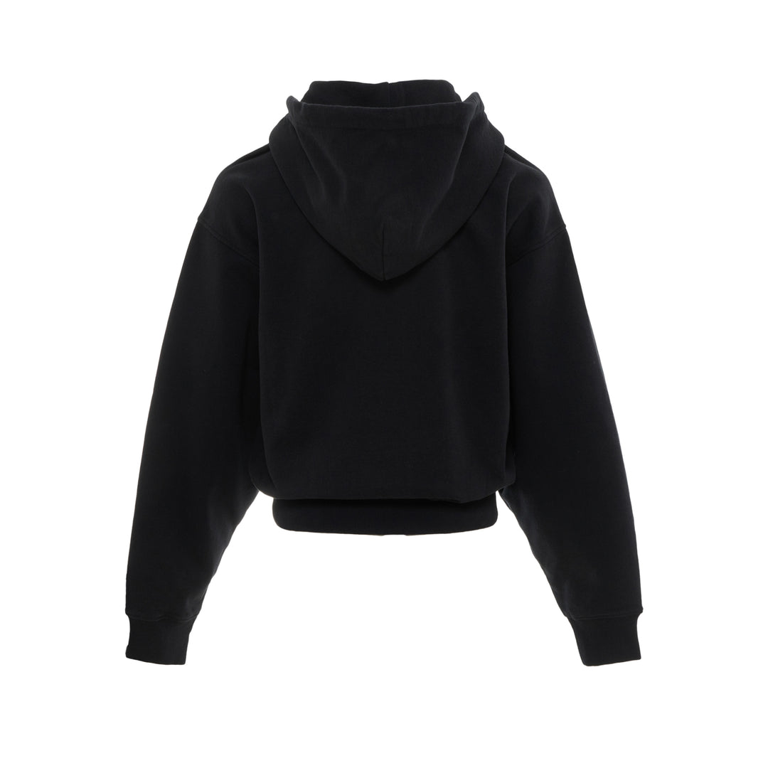 Rhinestone Zip-Up Hoodie