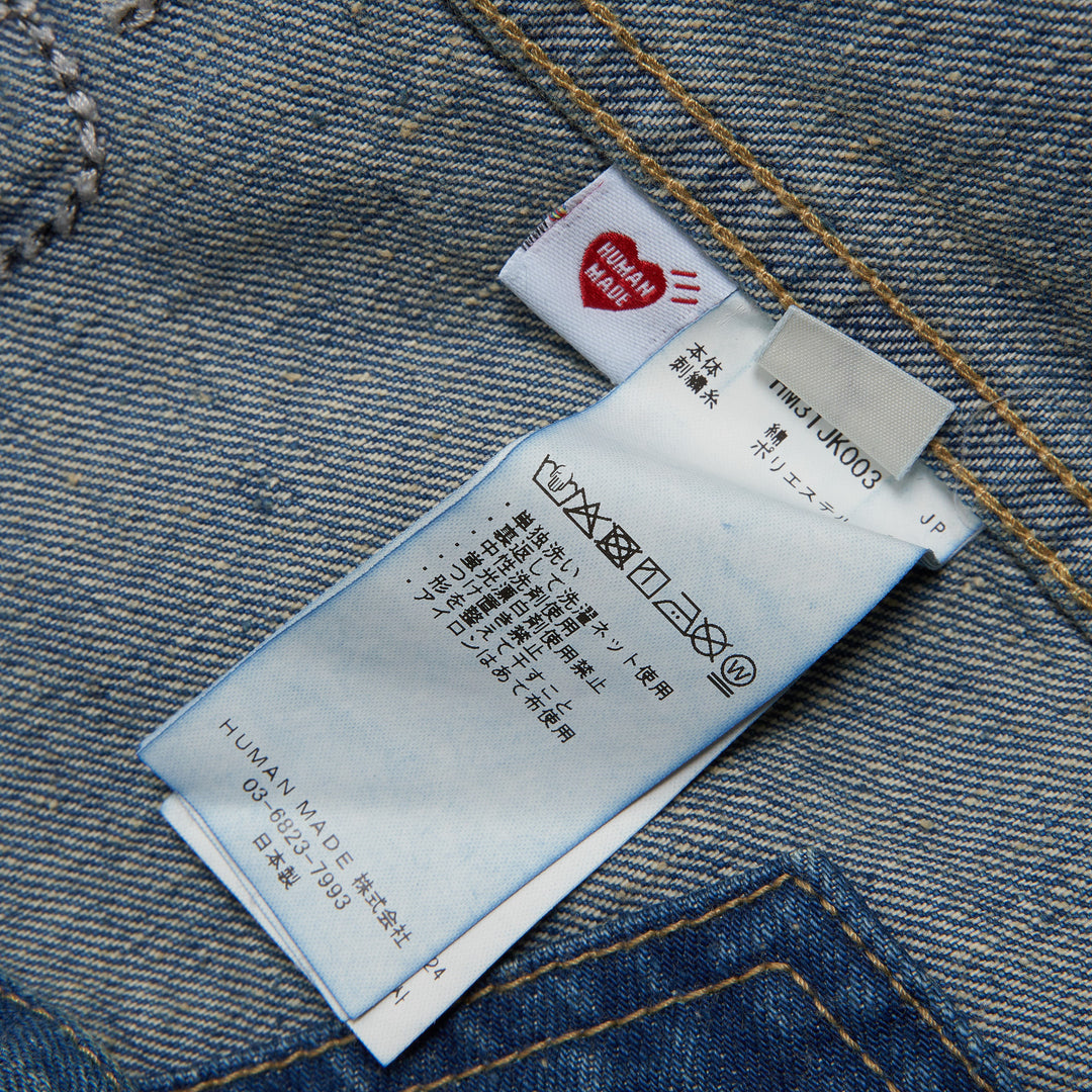 Human Made Embroidered Denim Work Jacket – Available at Club 21, Official Retailer in Singapore, Malaysia & Thailand with Global Shipping Online
