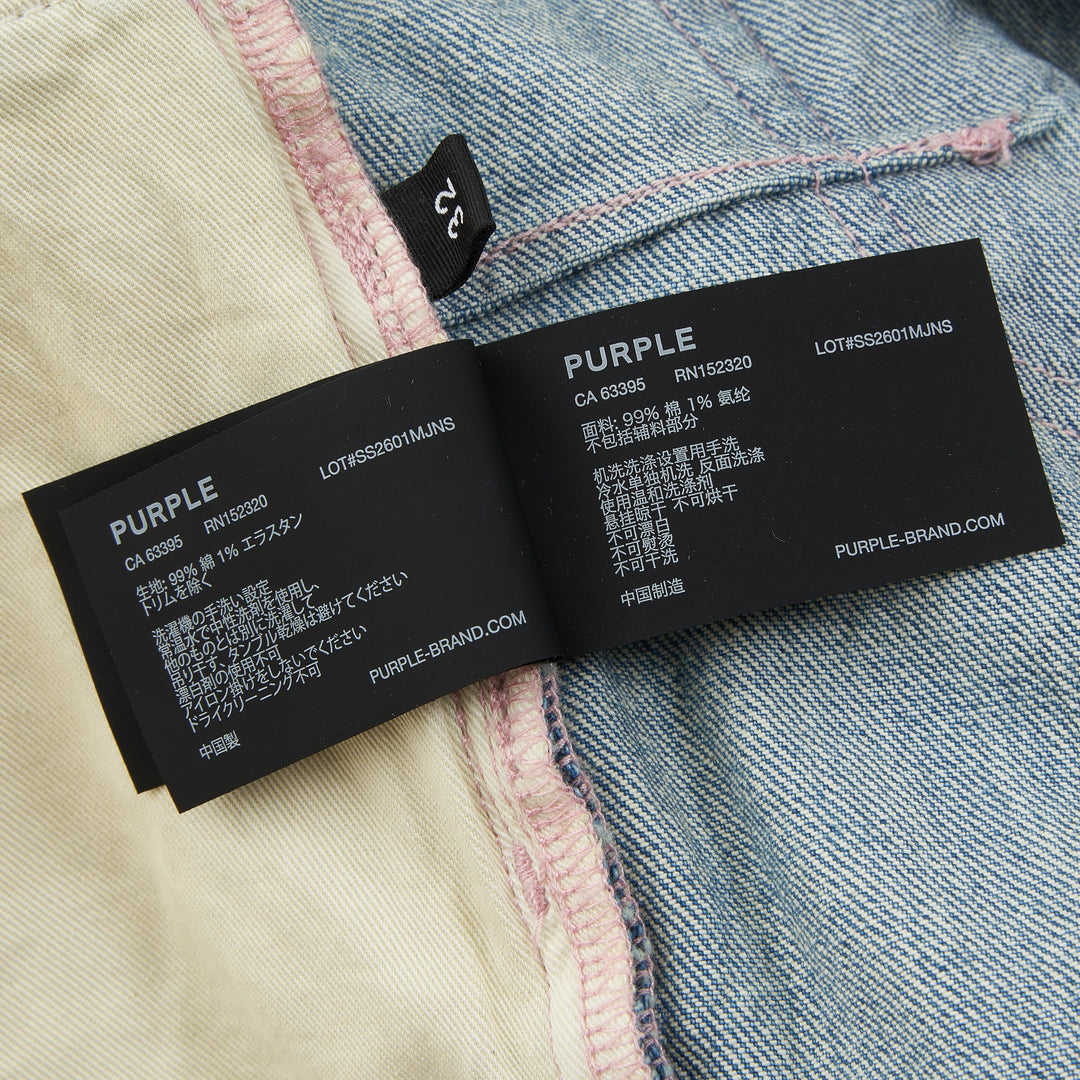 PURPLE Skinny Plaid Repair Dirty Jeans – Available at Club 21, Official Retailer in Singapore, Malaysia & Thailand with Global Shipping Online