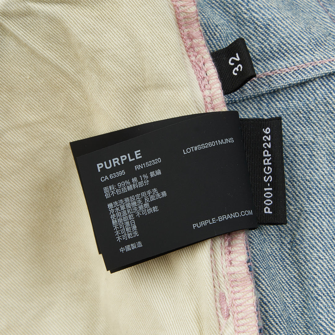 PURPLE Skinny Plaid Repair Dirty Jeans – Available at Club 21, Official Retailer in Singapore, Malaysia & Thailand with Global Shipping Online