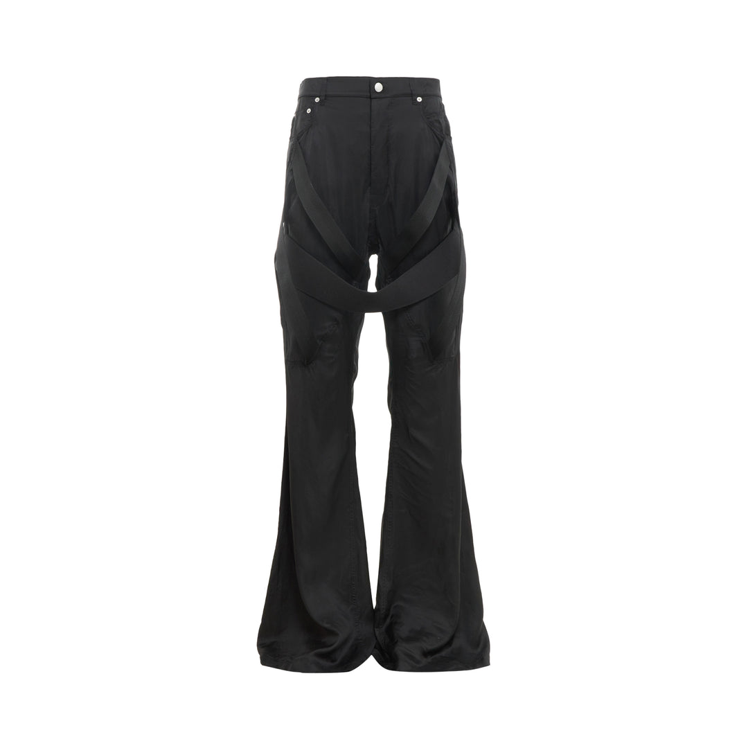 Panelled Strap Flare Pants