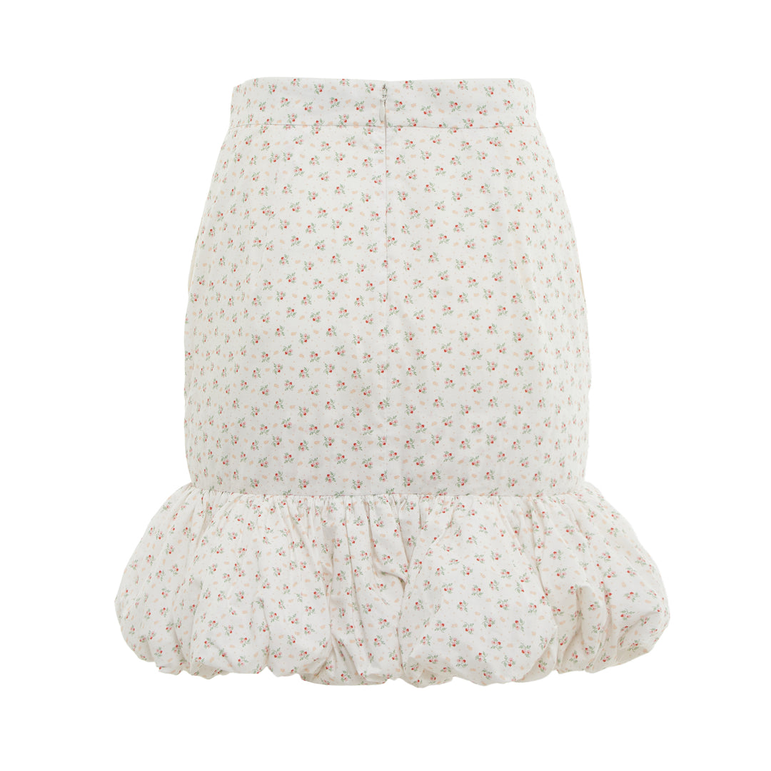 pushBUTTON Floral Volume Hem Skirt – Available at Club 21, Official Retailer in Singapore, Malaysia & Thailand with Global Shipping Online