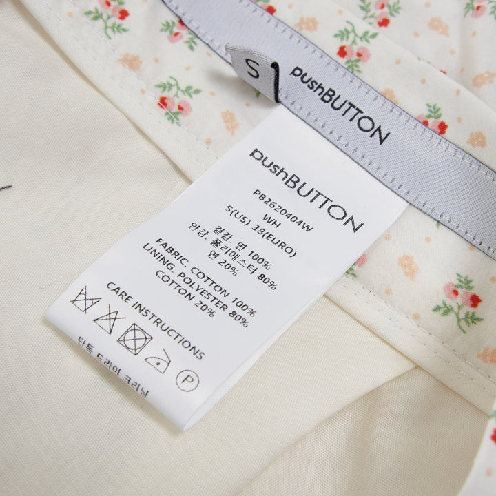 pushBUTTON Floral Volume Hem Skirt – Available at Club 21, Official Retailer in Singapore, Malaysia & Thailand with Global Shipping Online