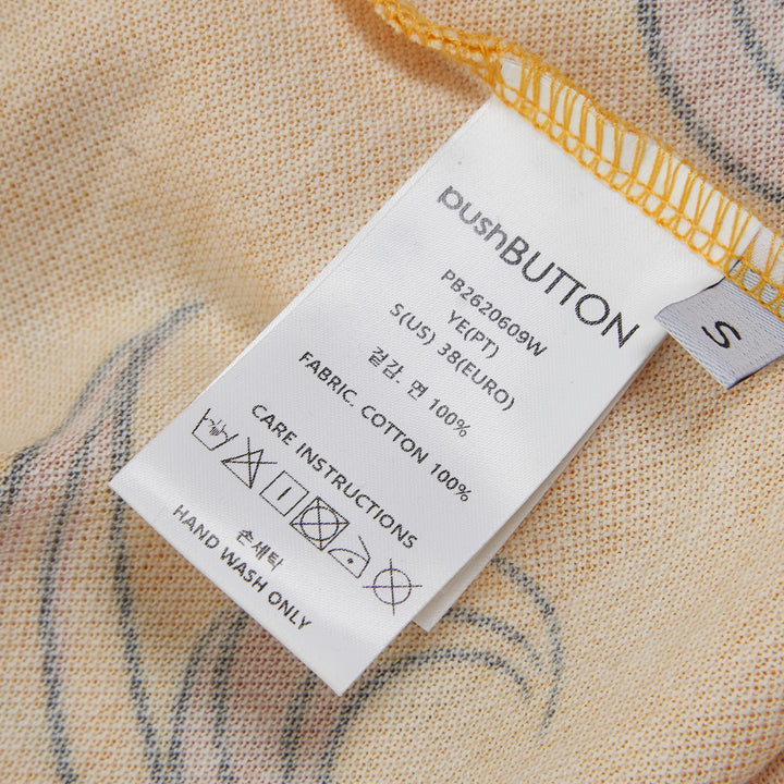 pushBUTTON Yellow Crying Girl Pique Shirt – Available at Club 21, Official Retailer in Singapore, Malaysia & Thailand with Global Shipping Online