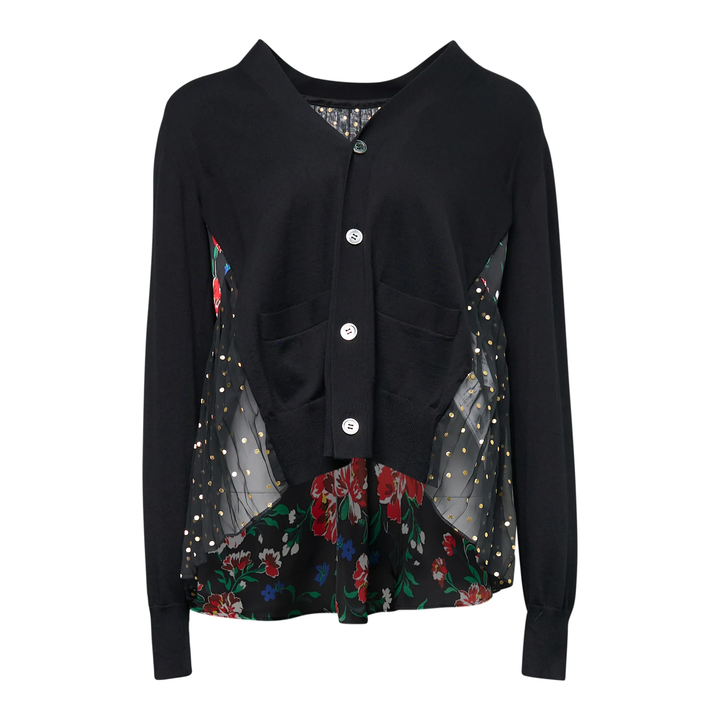 Pattern Mix Cardigan