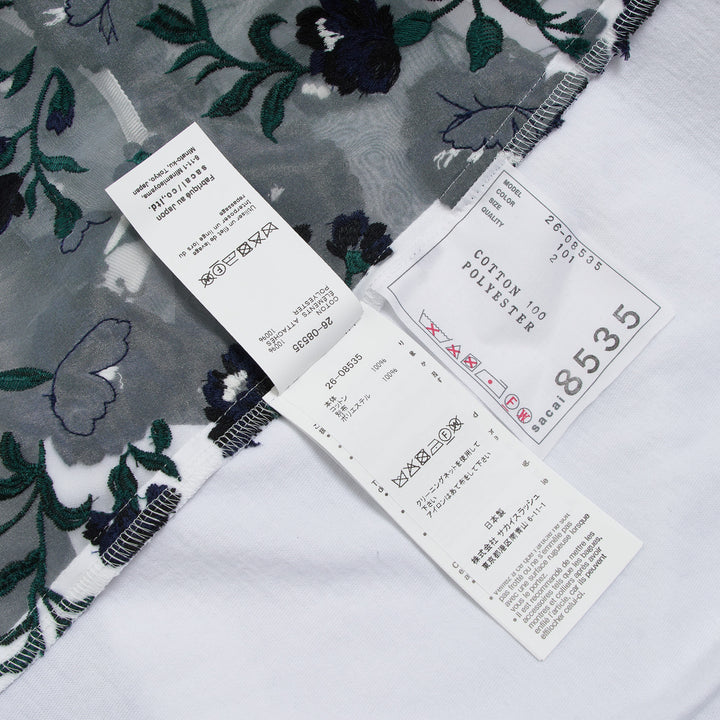 sacai Floral T-Shirt – Available at Club 21, Official Retailer in Singapore, Malaysia & Thailand with Global Shipping Online