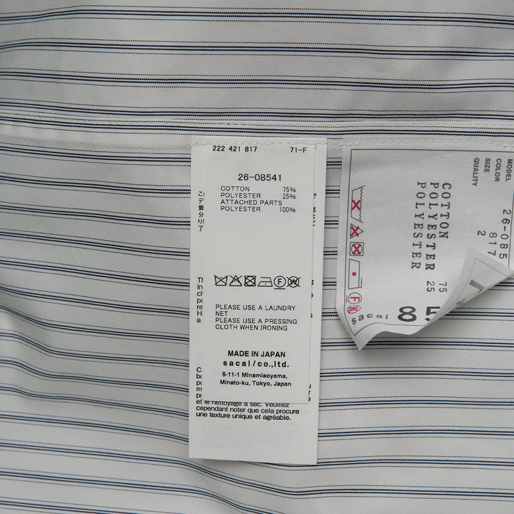 Striped Poplin Shirt
