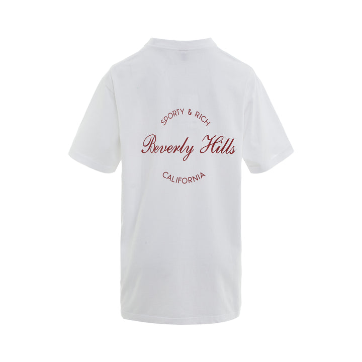 Sporty & Rich Beverly Script T-Shirt – Available at Club 21, Official Retailer in Singapore, Malaysia & Thailand with Global Shipping Online