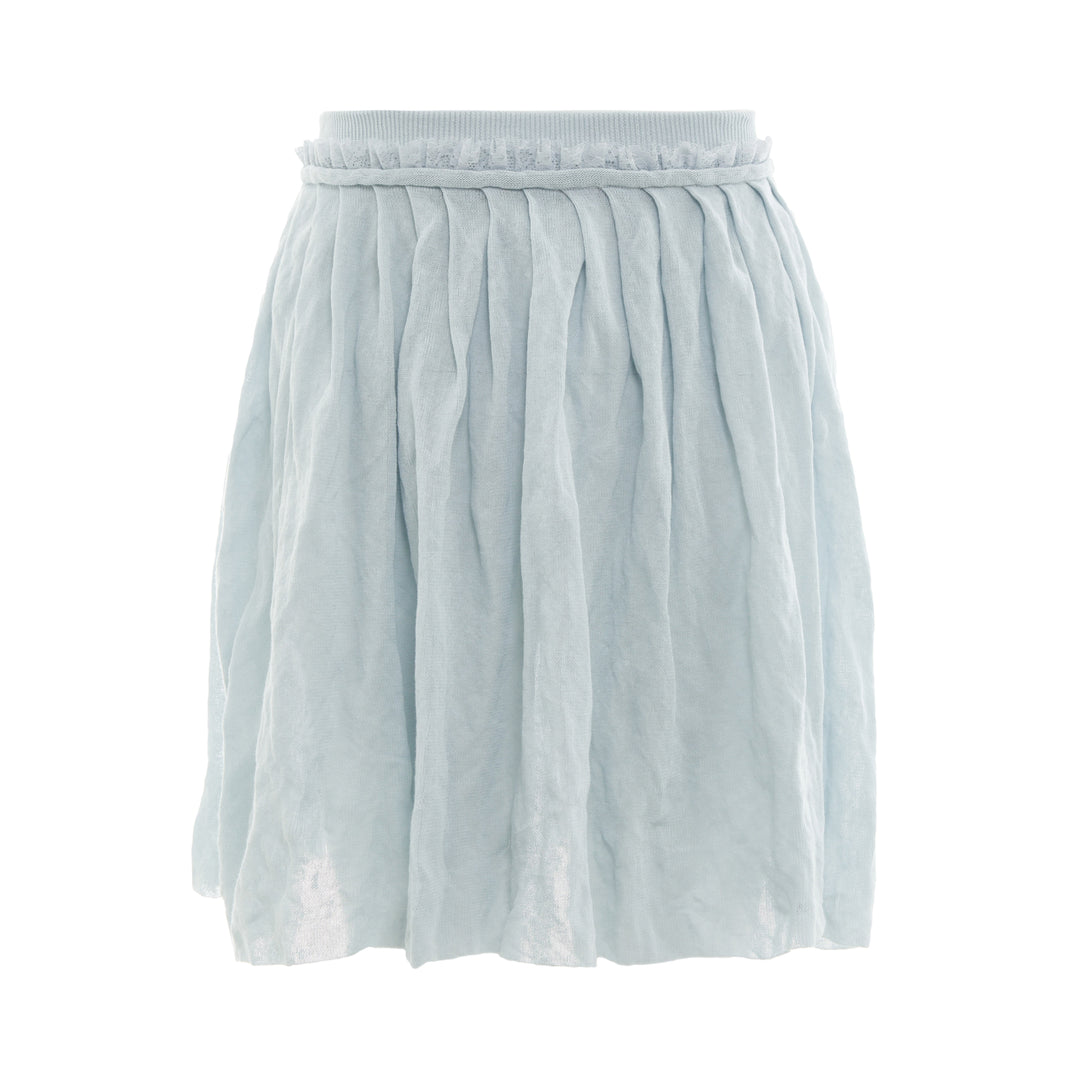 SHUSHU/TONG Raw-Edge Pleated Knit Skirt – Available at Club 21, Official Retailer in Singapore, Malaysia & Thailand with Global Shipping Online