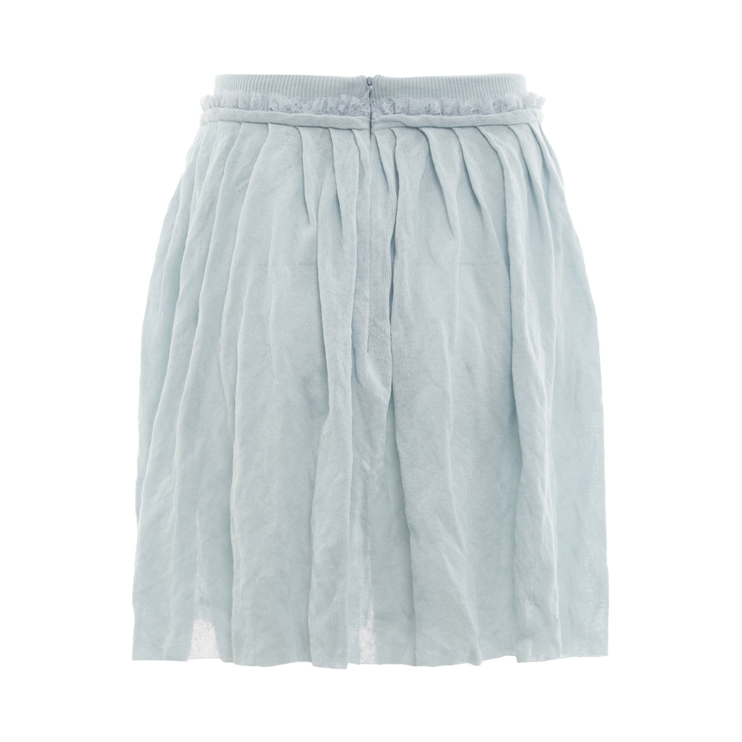 SHUSHU/TONG Raw-Edge Pleated Knit Skirt – Available at Club 21, Official Retailer in Singapore, Malaysia & Thailand with Global Shipping Online