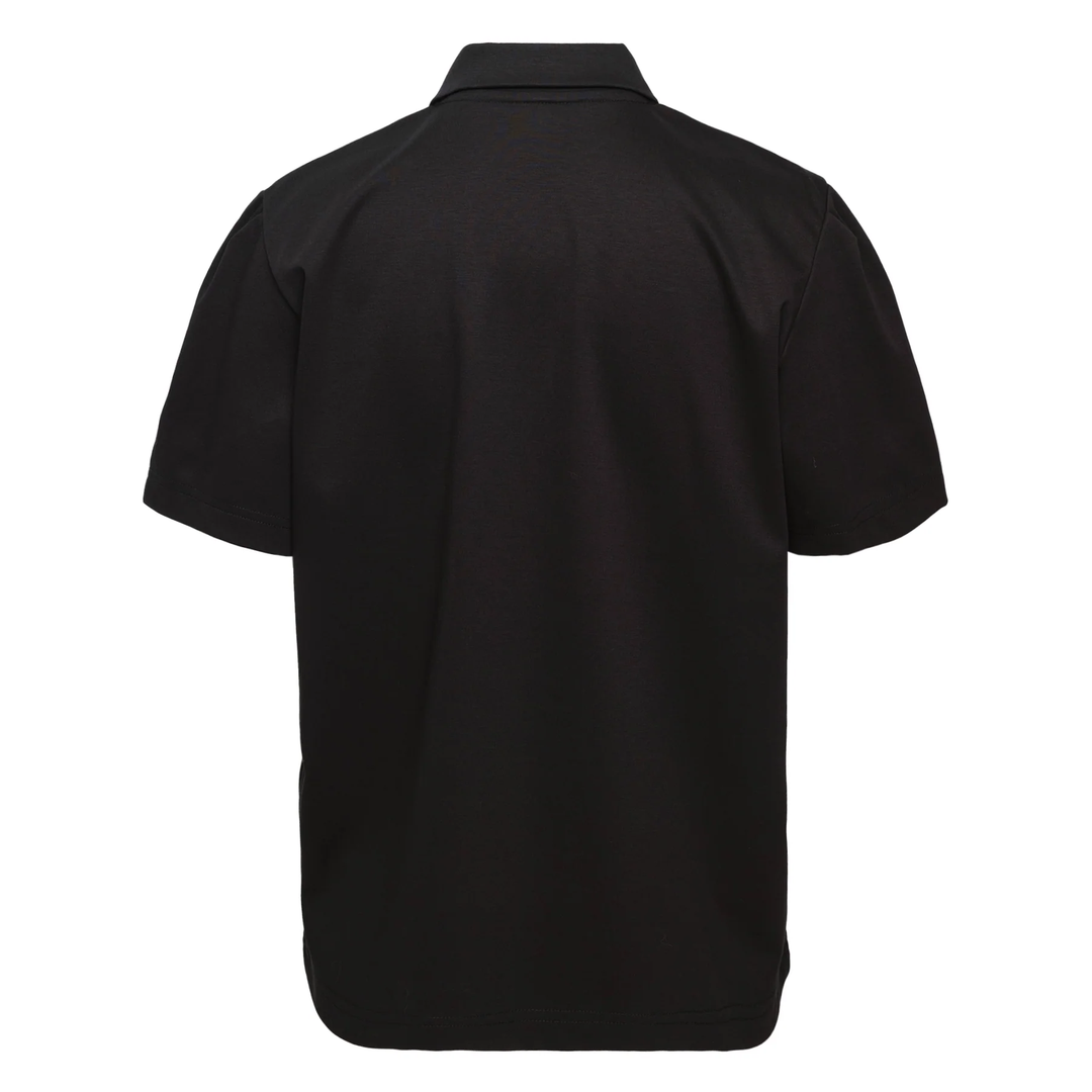 Ruffle Detail Short Sleeve Polo