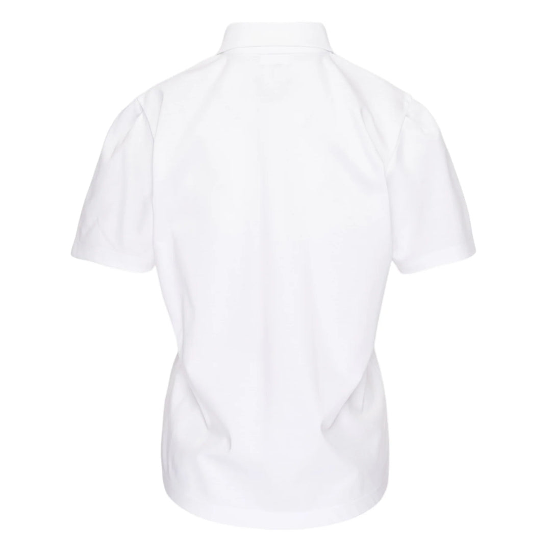 Ruffle Detail Short Sleeve Polo