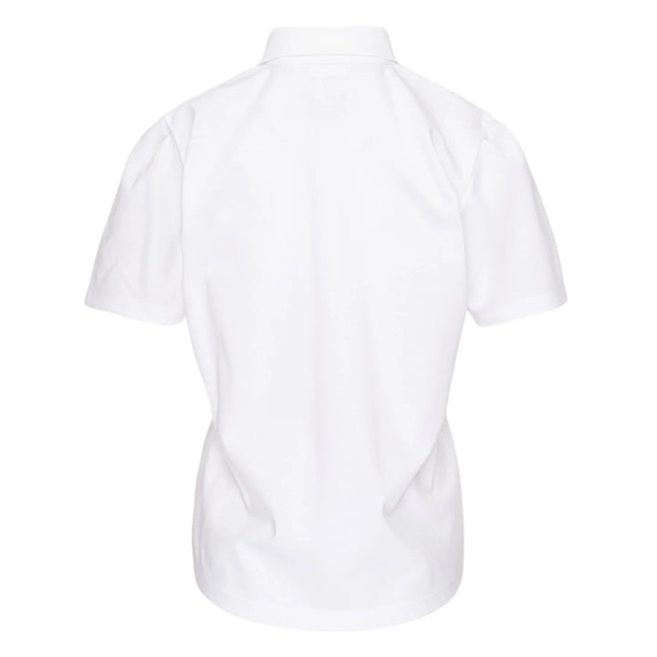 Ruffle Detail Short Sleeve Polo
