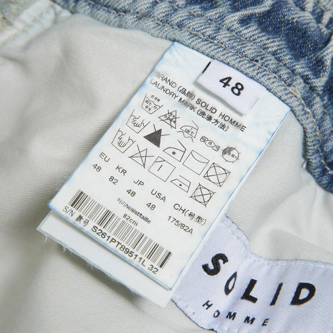 Light Wash Denim Shorts