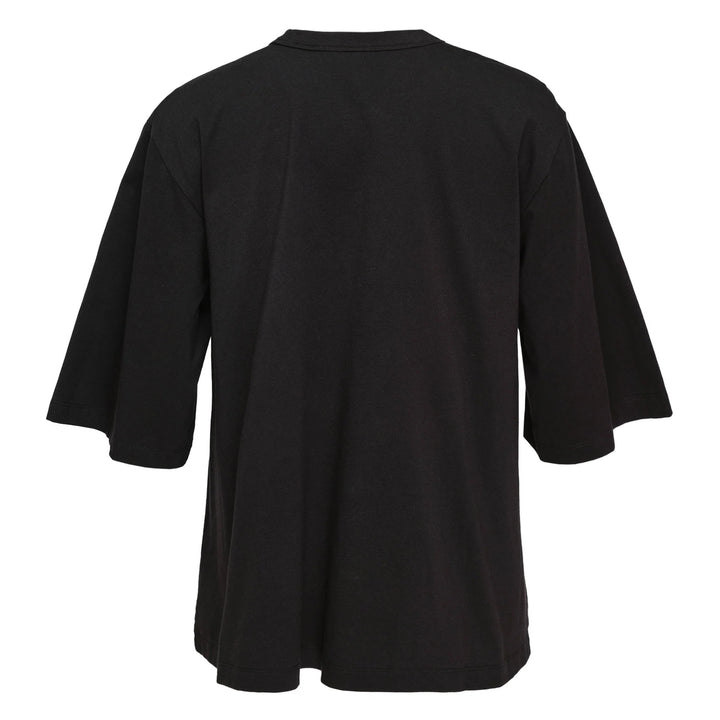 Trapeze Floral Appliqué Tee