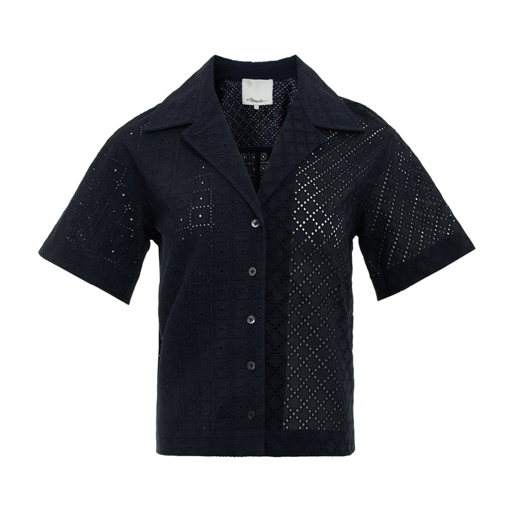 Broderie Anglaise Patchwork Shirt