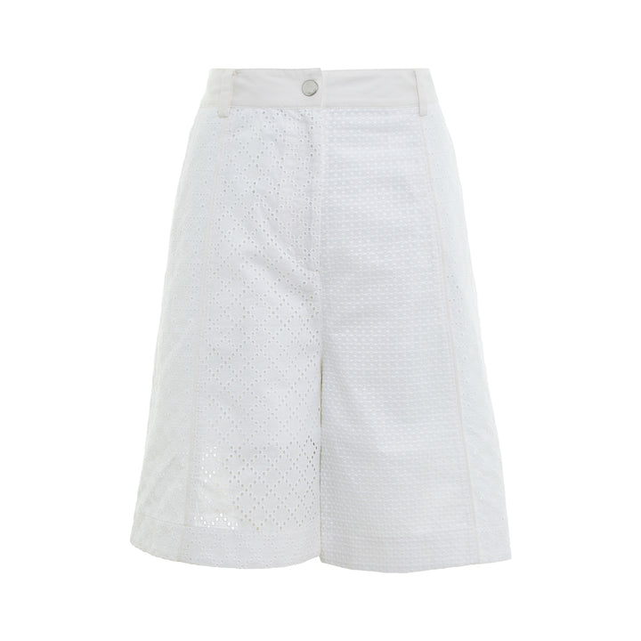 Broderie Anglaise Patchwork Shorts