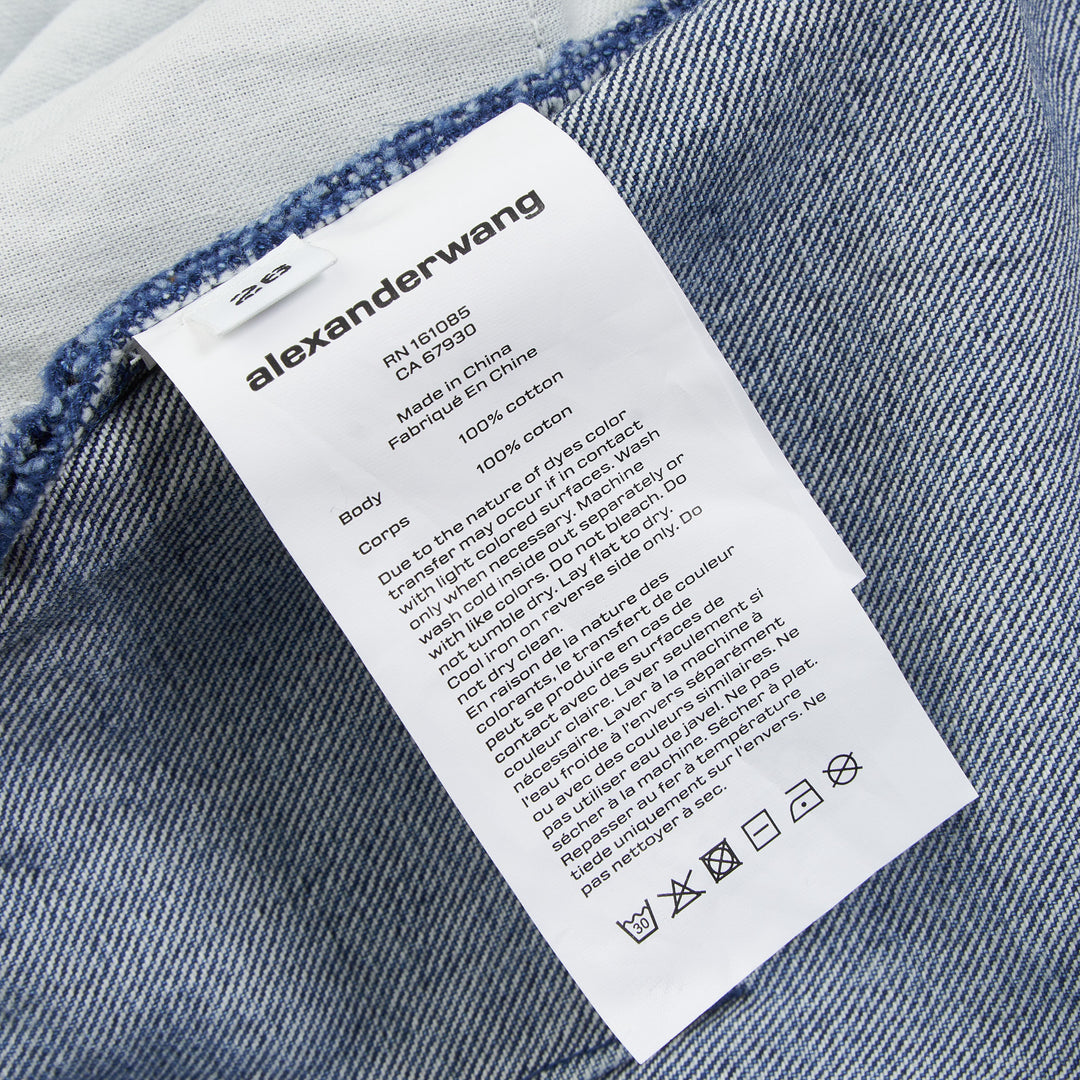Alexander Wang Distressed Double Layer Skort – Available at Club 21, Official Retailer in Singapore, Malaysia & Thailand with Global Shipping Online