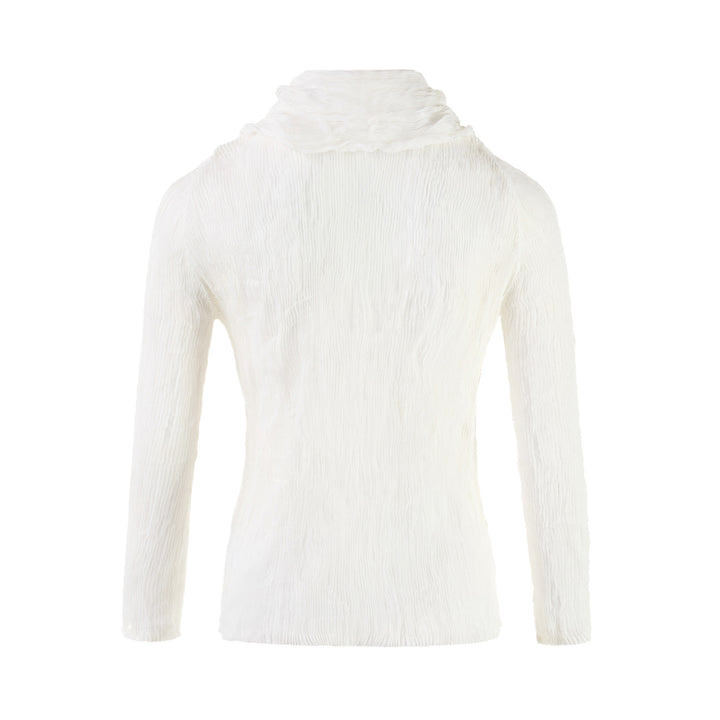 Chiffon Twist Long Sleeve Shirt