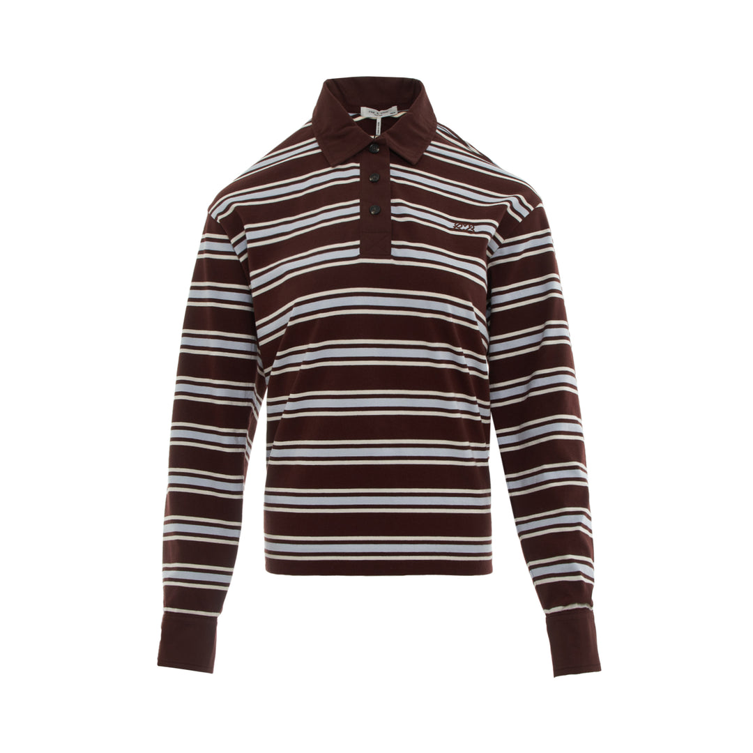 rag & bone Rugby Stripe Long Sleeve Polo – Available at Club 21, Official Retailer in Singapore, Malaysia & Thailand with Global Shipping Online