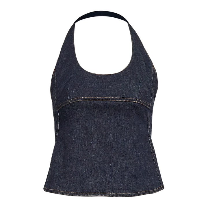 De-Nimes Lavoir Halter Top
